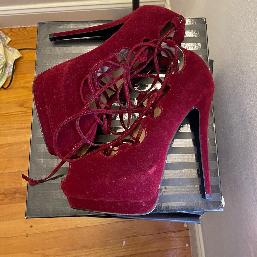 Red High heels
